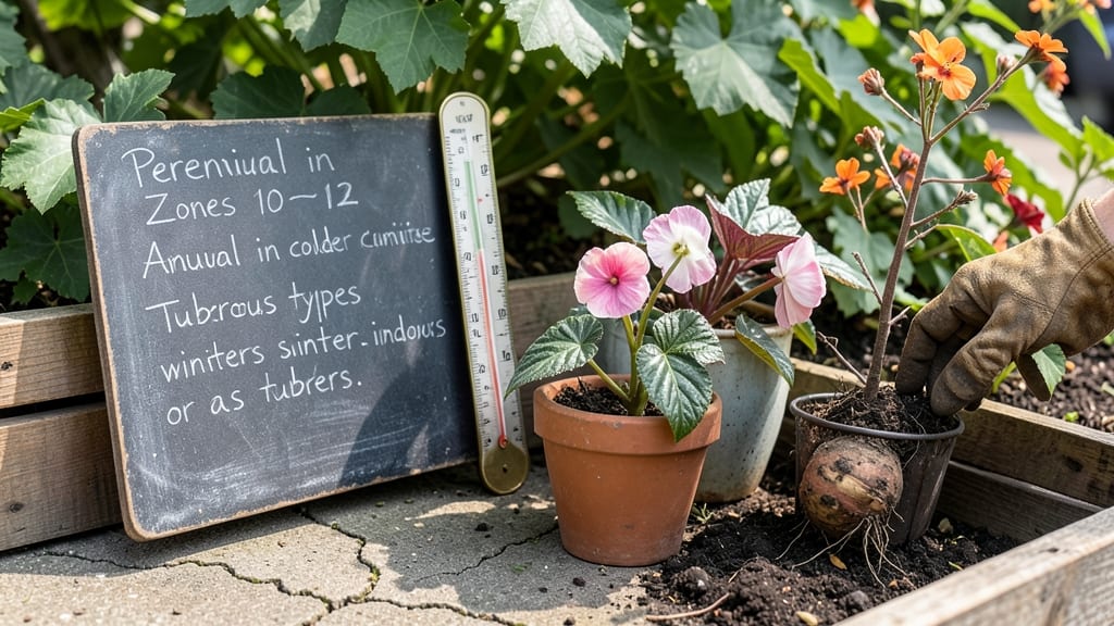 Are Begonias Annuals or Perennials: Cold Climate Truths and Dieback Behavior